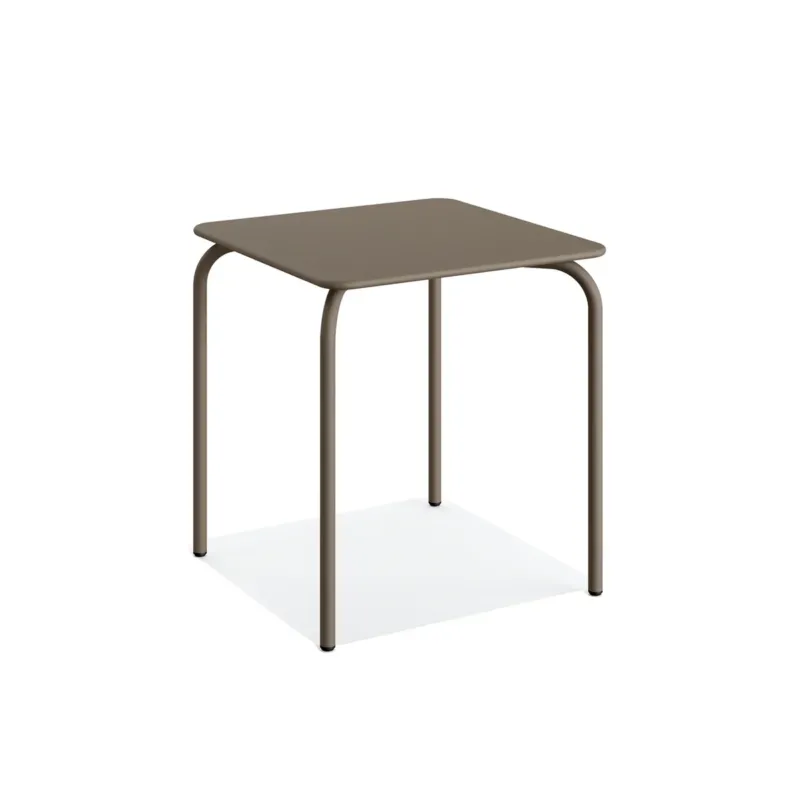 Feros Olly Terrassentisch quadratisch – Cappuccino